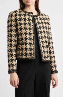 The Juno Metallic Houndstooth Jacket