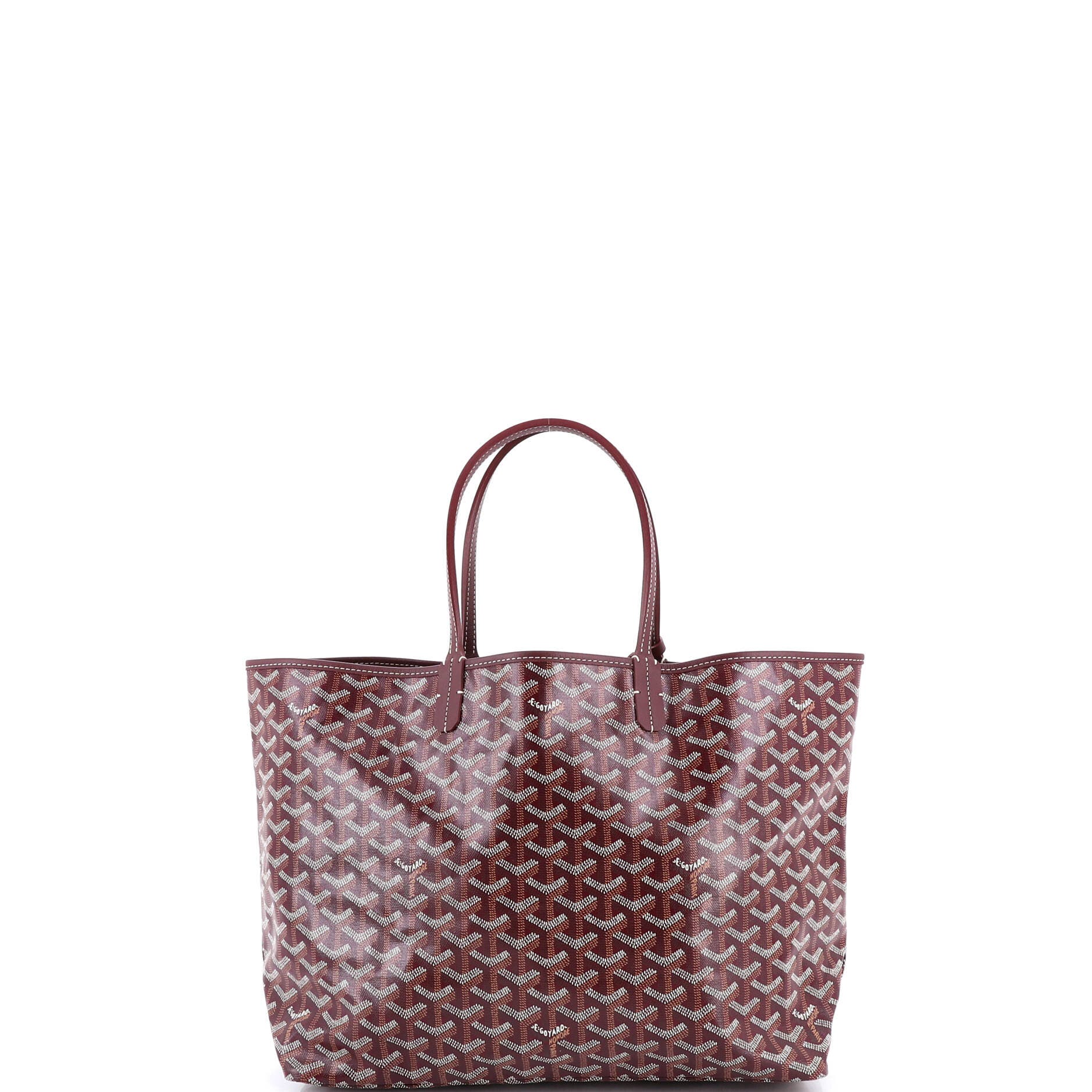 Pre-Owned Goyard Saint Louis Tote Coated Canvas PM, Alternate, color, Purple