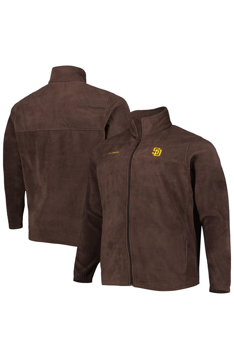 Columbia Men's Columbia Brown San Diego Padres Big & Tall Steens Mountain Full-Zip Jacket, Main, color,