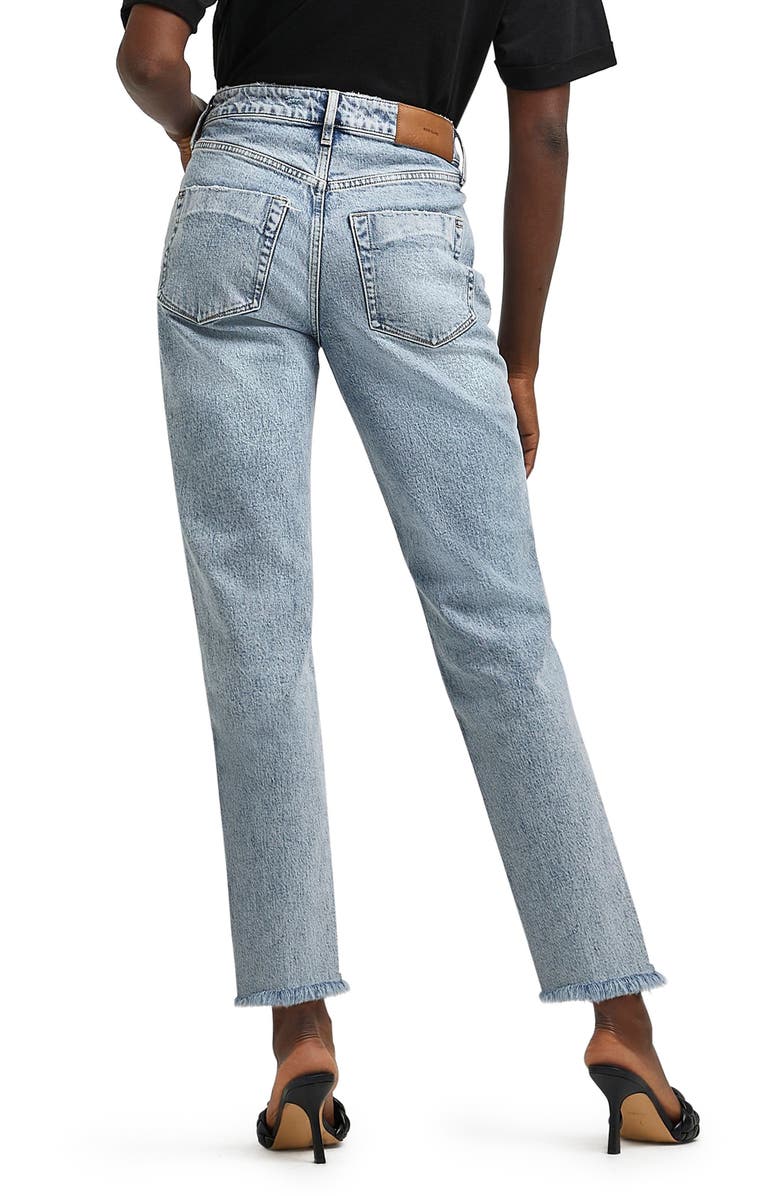 River Island Jaxx High Waist Straight Leg Jeans, Alternate, color, 