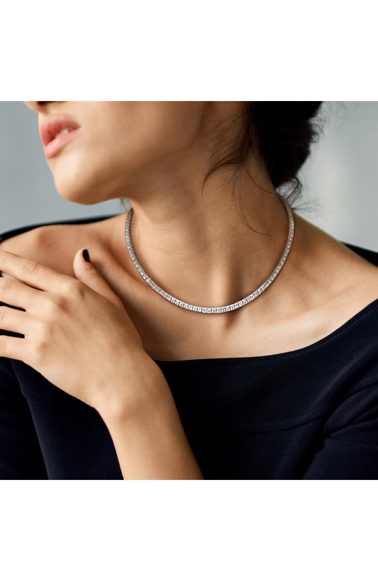 Julianna B. Lab-Grown Diamond Tennis Necklace 14k, Alternate, color,