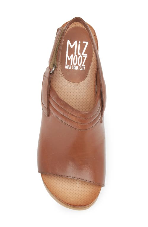 Miz Mooz Sabina Wedge Sandal In Brandy