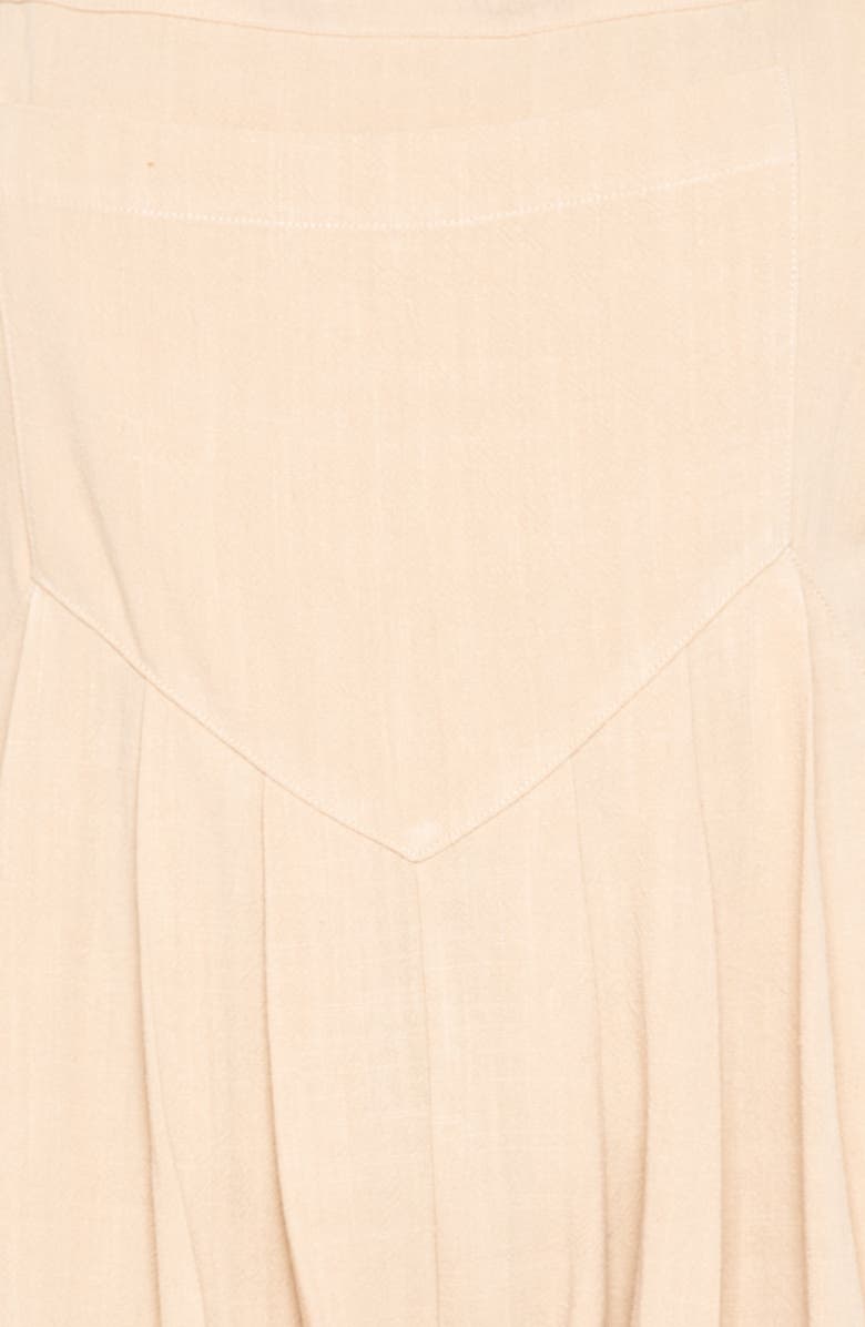 BUXOM COUTURE Wide Leg Jumpsuit, Alternate, color, Beige