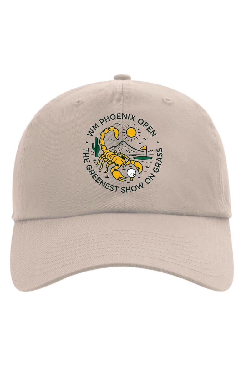 Men's Ahead Cream WM Phoenix Open Largo Scorpion Adjustable Hat, Main, color, Cream
