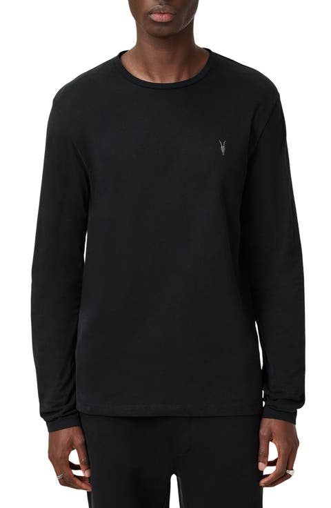 Brace Long Sleeve Cotton T-Shirt