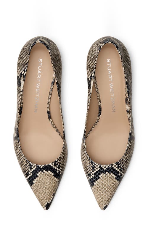 Stuart Weitzman Stuart Power 50 Pump In Gray