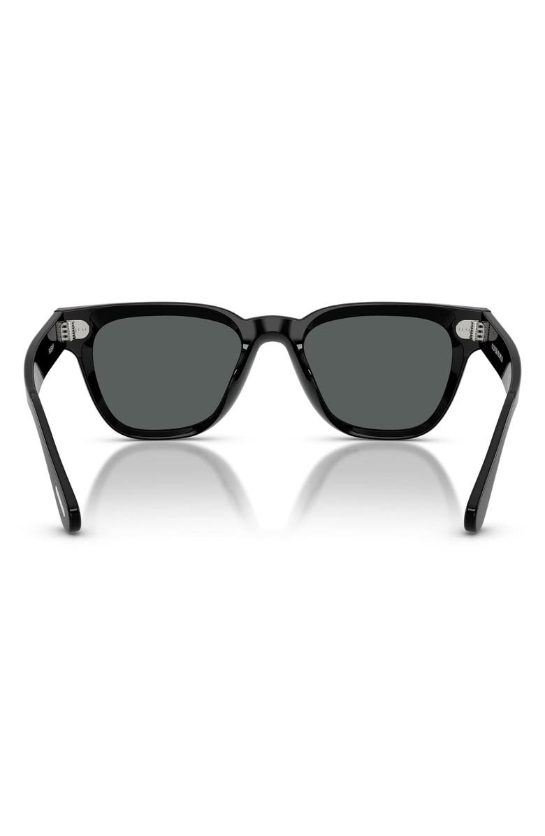 Oliver Peoples Rueny 51mm Polarized Pillow Sunglasses, Alternate, color, Black / Midnight Express Polar