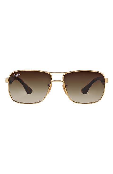 59mm Pilot Sunglasses