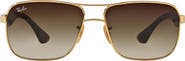Ray-Ban 59mm Pilot Sunglasses