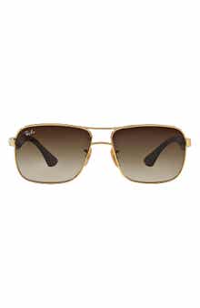 Ray-Ban 59mm Pilot Sunglasses