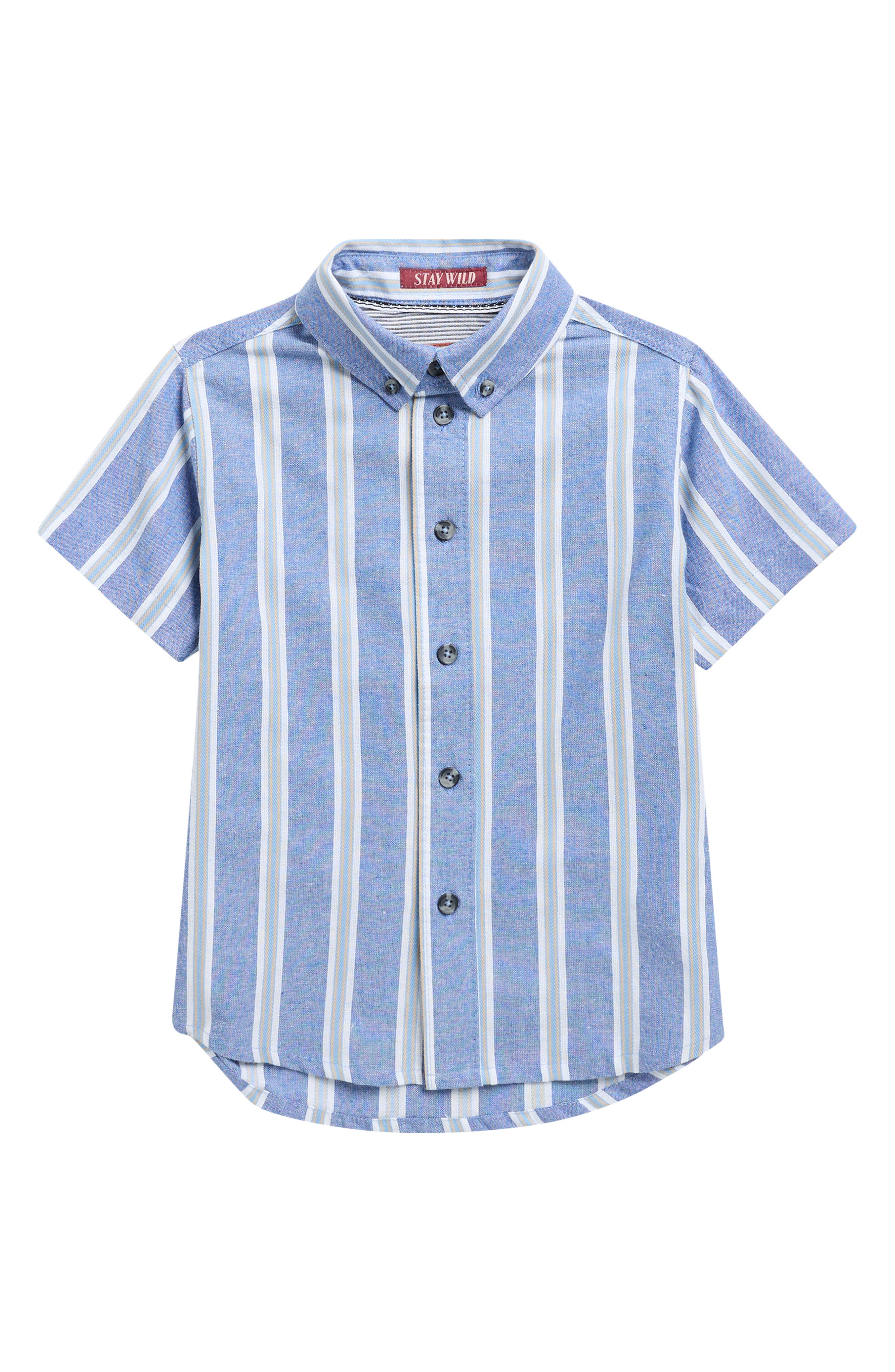 Sovereign Code Kids' Delaney Short Sleeve Button-Up Shirt