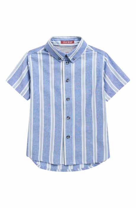 Sovereign Code Kids' Delaney Short Sleeve Button-Up Shirt