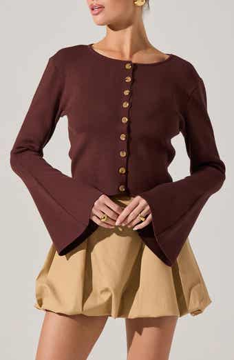 ASTR the Label Nylah Flare Sleeve Cardigan