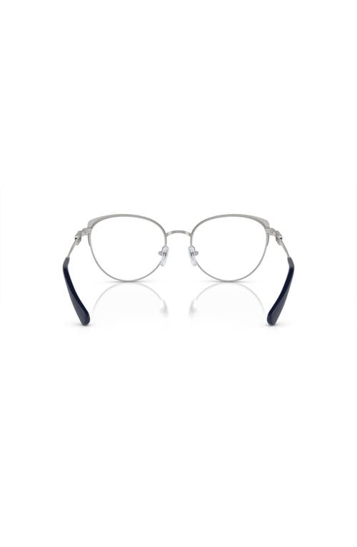 Emporio Armani 51mm Cat Eye Optical Glasses In Brown