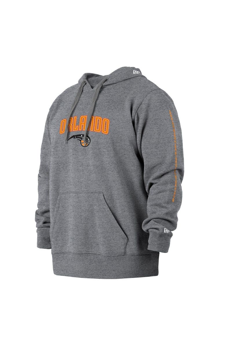 New Era Men's New Era Gray Orlando Magic 2021/22 City Edition Big & Tall Pullover Hoodie, Alternate, color, 