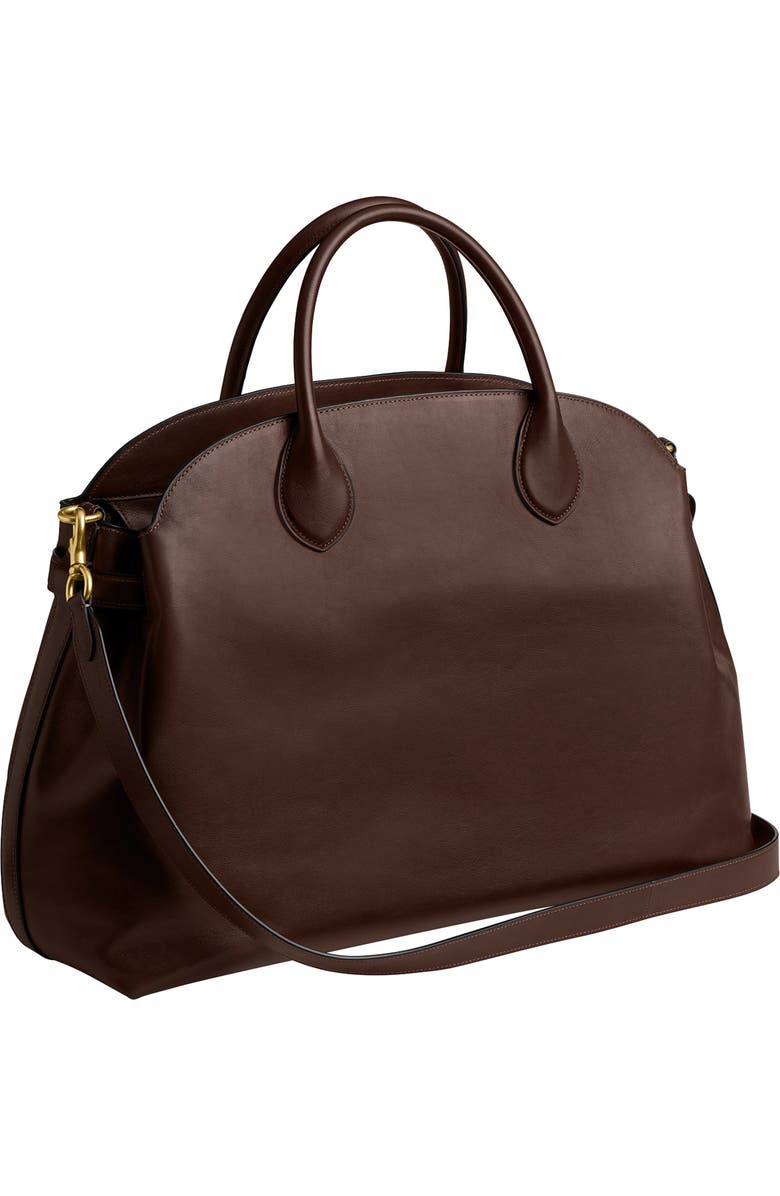 COACH Empire Soft Leather Carryall Satchel, Alternate, color, Maple