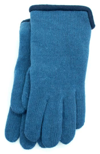 Portolano Fleece Lined Gloves In Blue