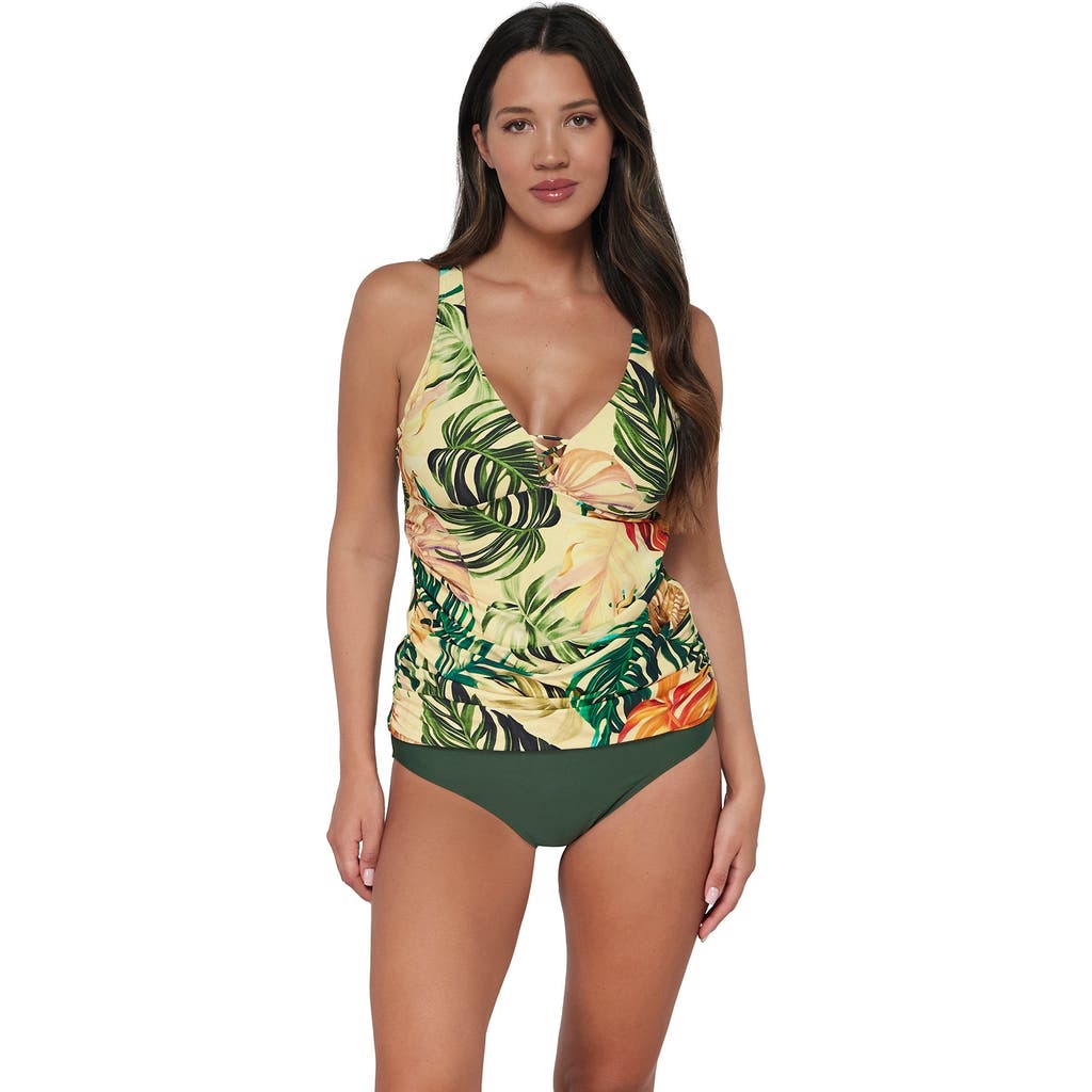 Sunsets Escape Emerson Tankini In Amber Oasis