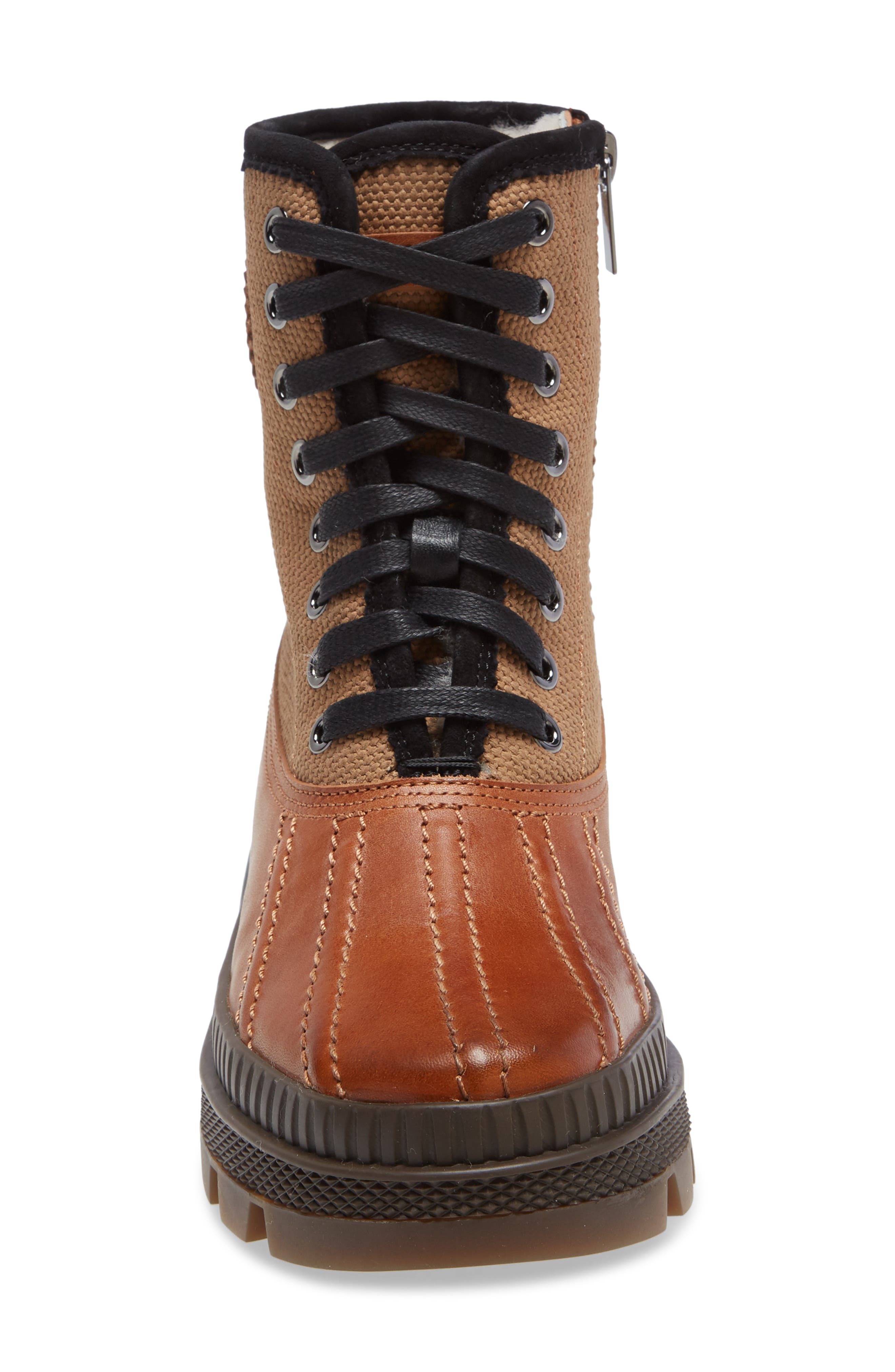 Oskar Genuine Shearling Lined Boot, Alternate, color, CUOIO TAN