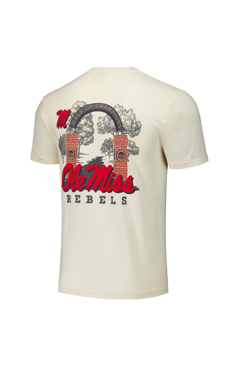 IMAGE ONE Unisex Natural Ole Miss Rebels Hyper Local Walk of Champions T-Shirt, Alternate, color,