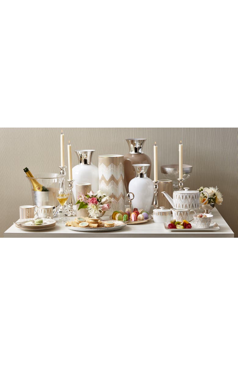 Prouna Luminous 9 Inch Oval Platter, Alternate, color, White