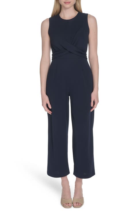 Knotted Wide Leg Jumpsuit