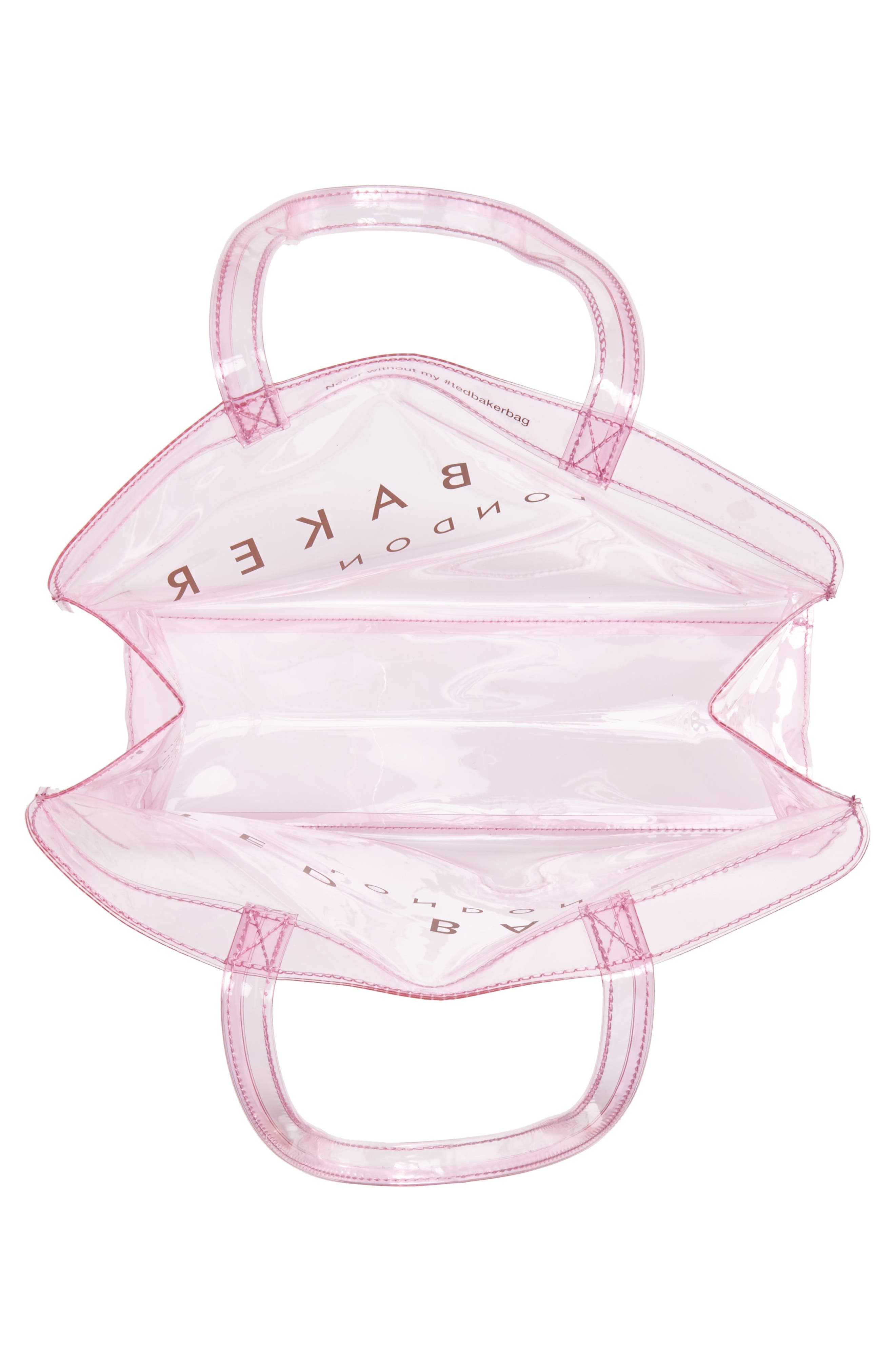 Large Clear Icon Tote (Nordstrom Exclusive), Alternate, color, LT-PINK