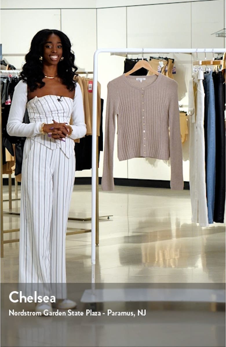 Rib Cardigan, sales video thumbnail