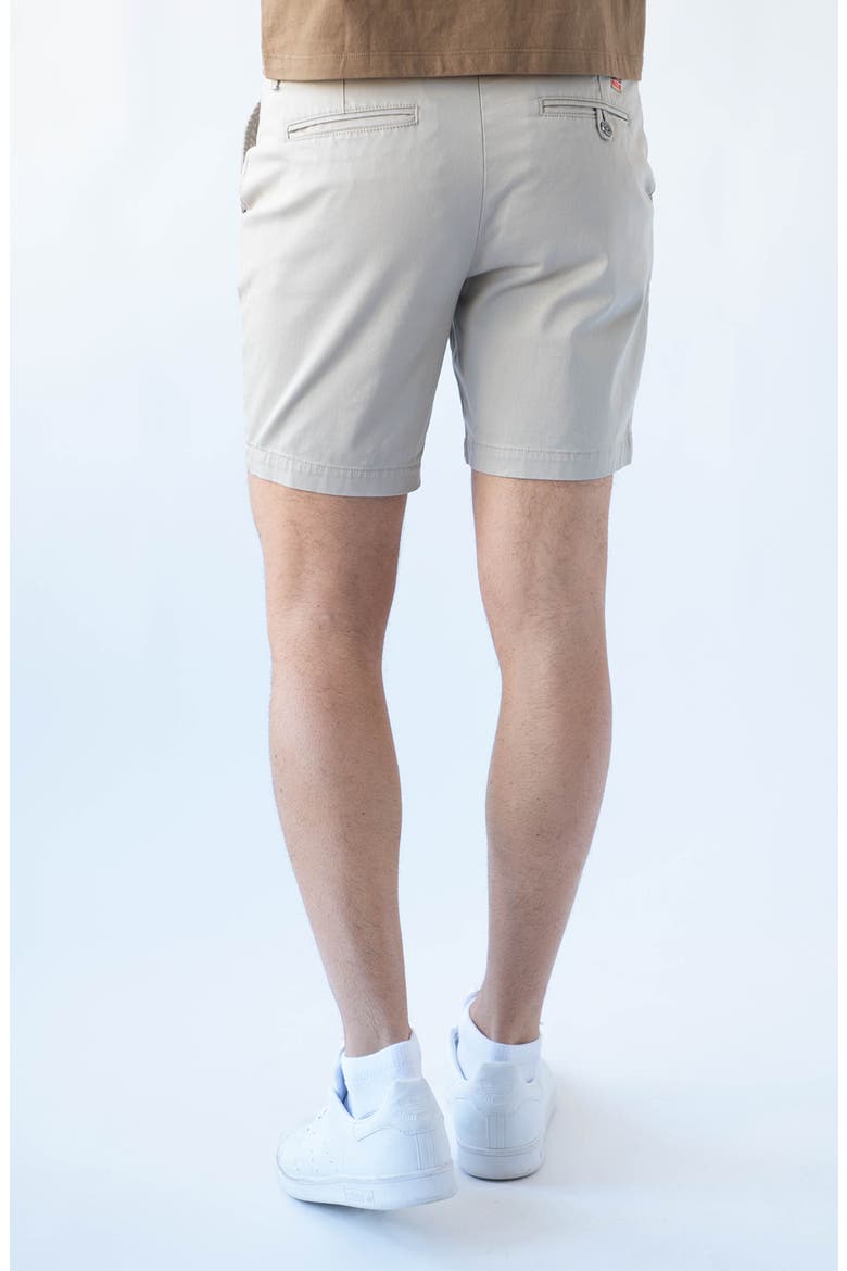 7-Inch Performance Stretch Chino Shorts, Alternate, color, PUTTY