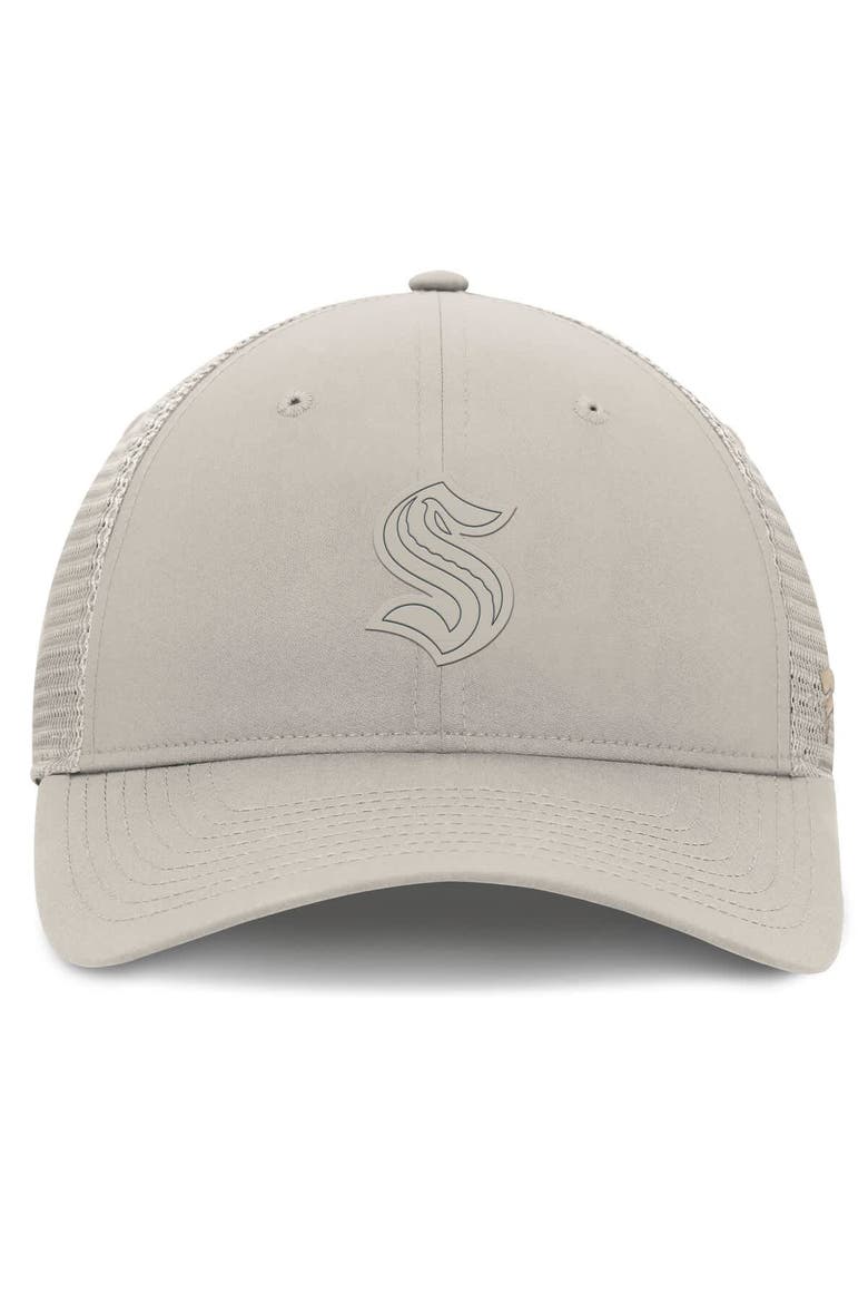 Women's Fanatics Tan Seattle Kraken Authentic Pro Road Trucker Adjustable Hat, Alternate, color, Tan