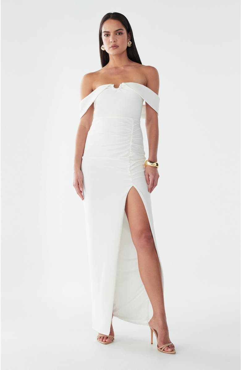 BWLDR Serena Maxi Dress, Alternate, color, White