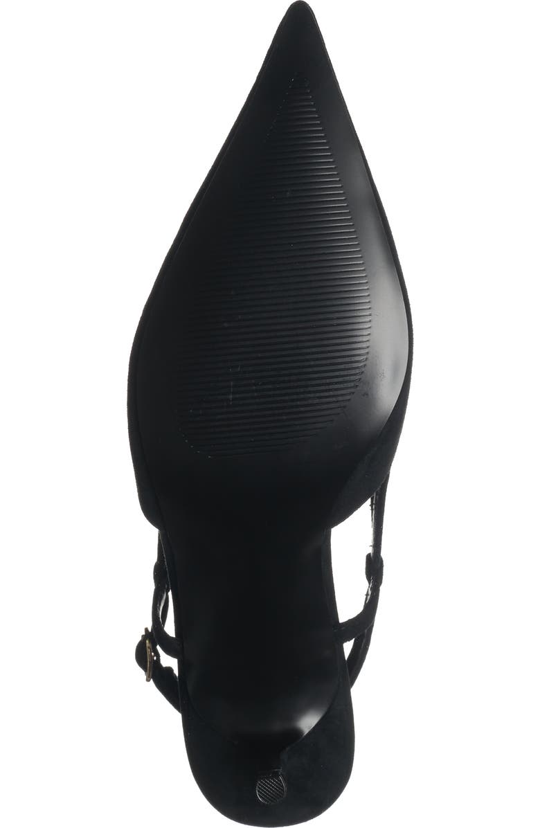 Steve Madden Gianah Slingback Pump, Alternate, color, Black Suede