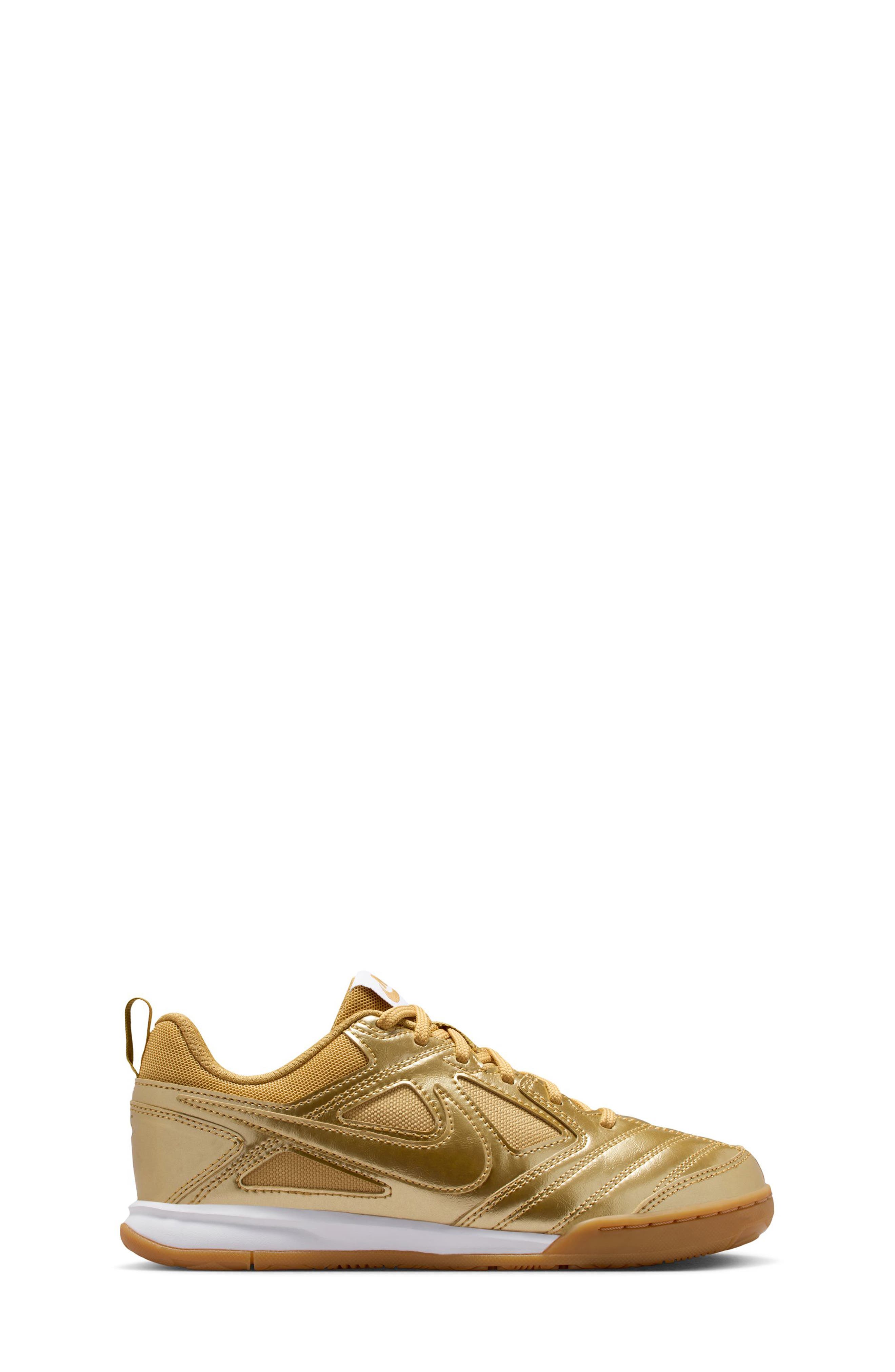 Nike Kids' Gato LV8 Soccer Sneaker, Alternate, color, Gold