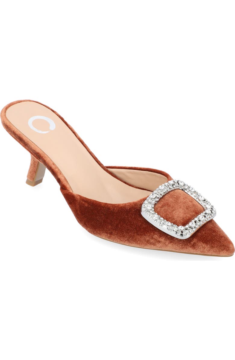 Journee Collection Rishie Pump, Main, color, Brown