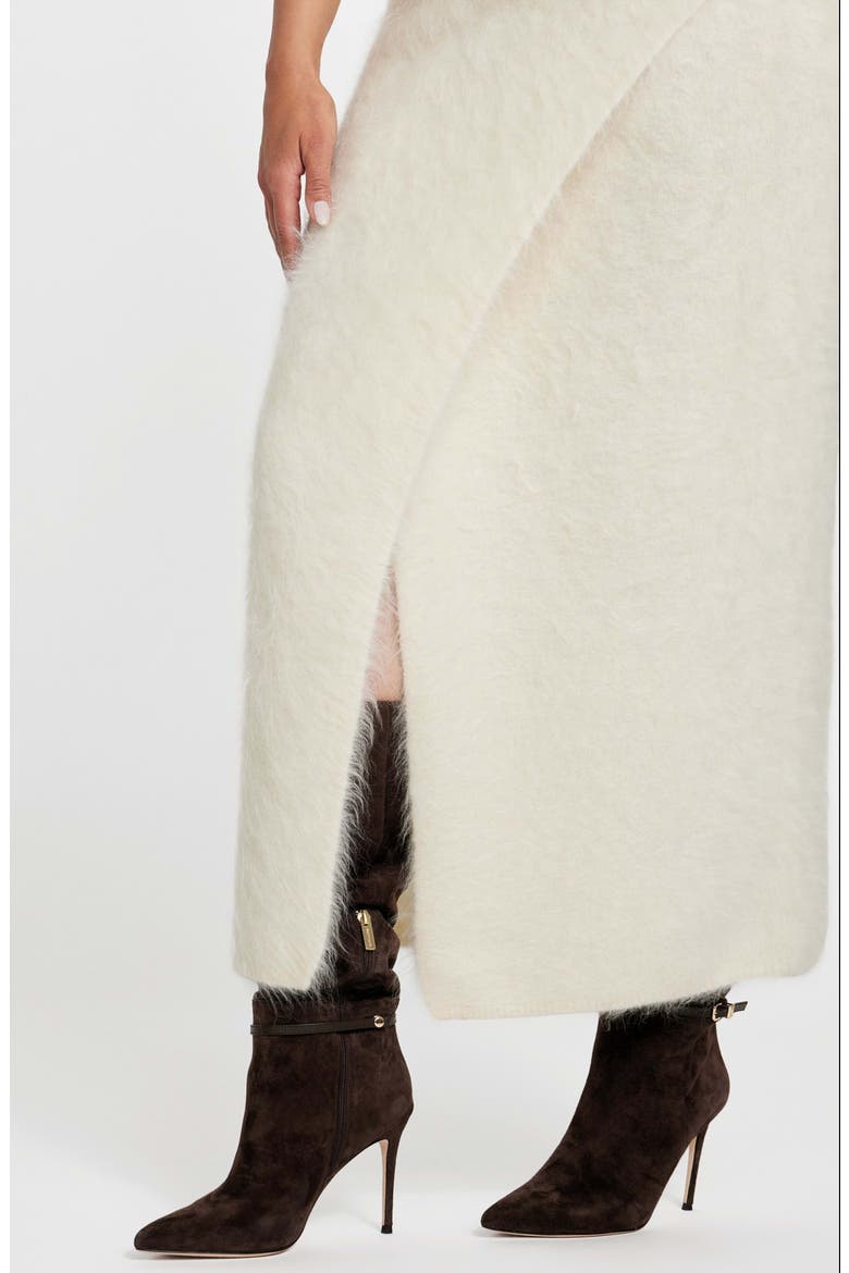 Agnes Alpaca Blend Maxi Skirt, Alternate, color, IVORY