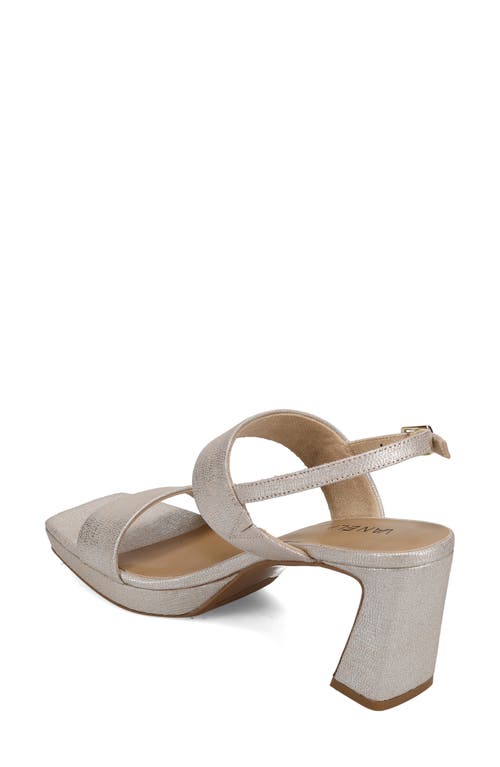 Vaneli Maida Slingback Platform Sandal In Perla