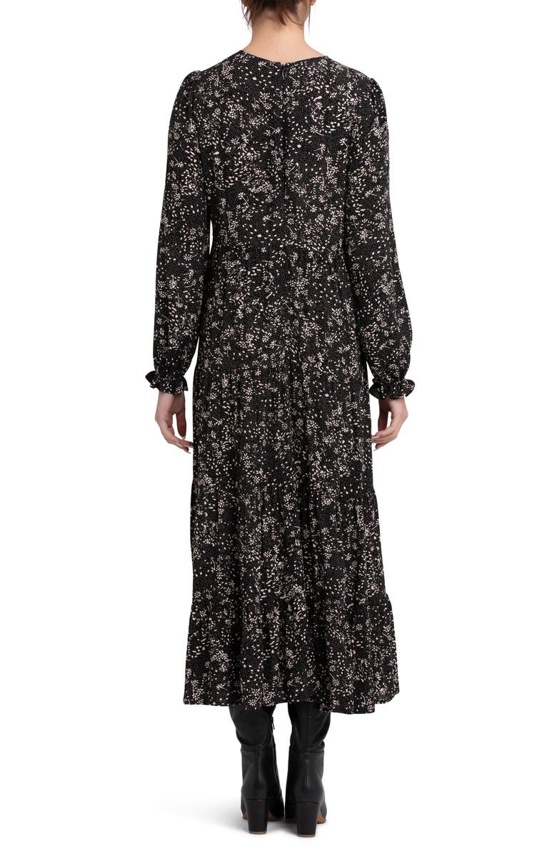 Ripe Maternity Trixie Long Sleeve Tiered Maternity Dress, Alternate, color,