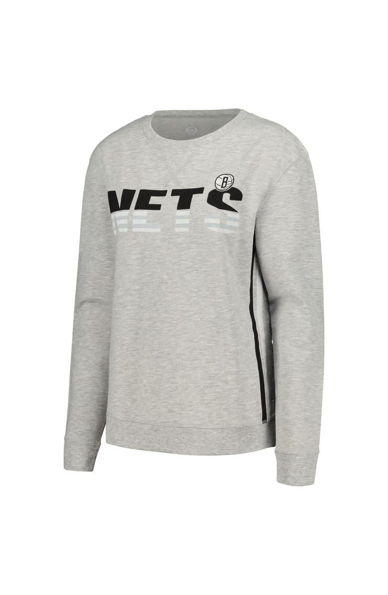 CONCEPTS SPORT Women's Concepts Sport Gray Brooklyn Nets Cedar Long Sleeve T-Shirt & Shorts Sleep Set, Alternate, color, Gray