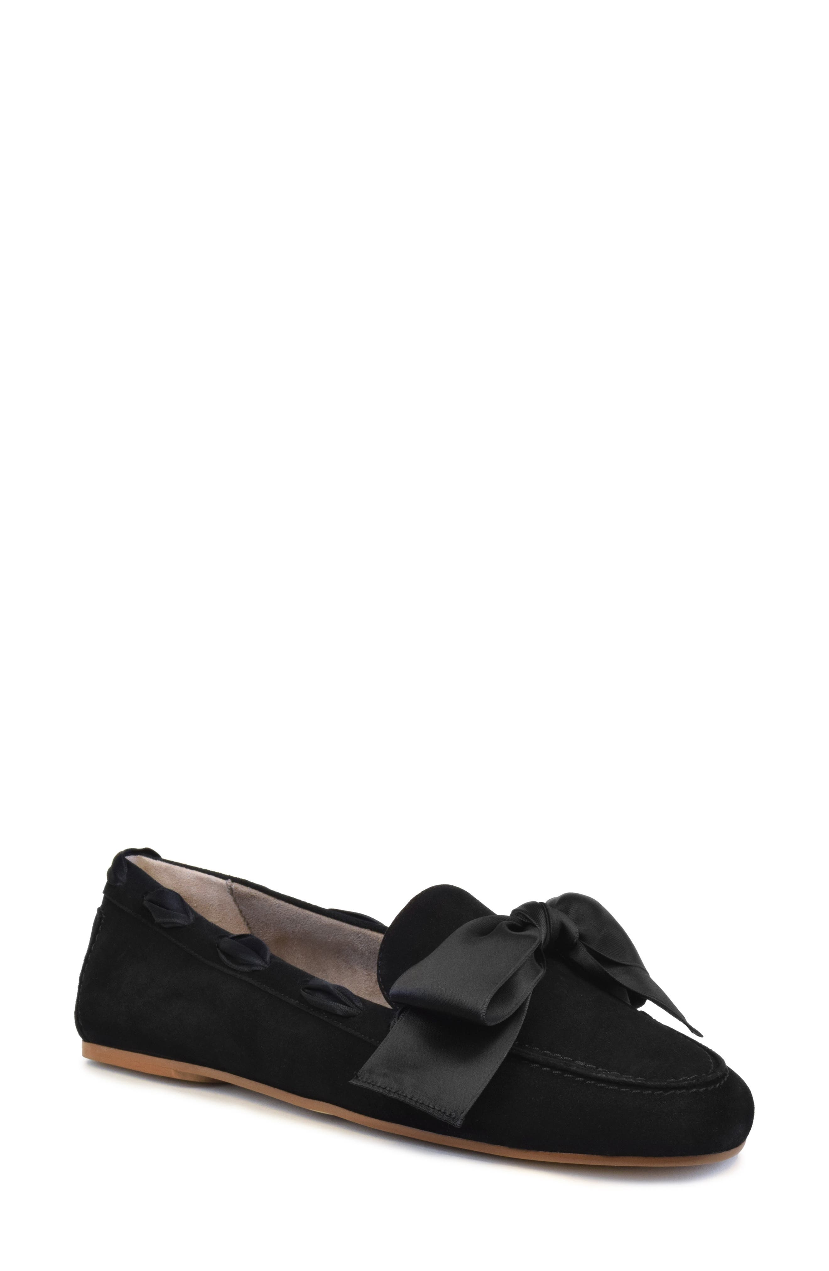 Amalfi by Rangoni Dream Suede Loafer, Main, color, Black Cashmere Suede