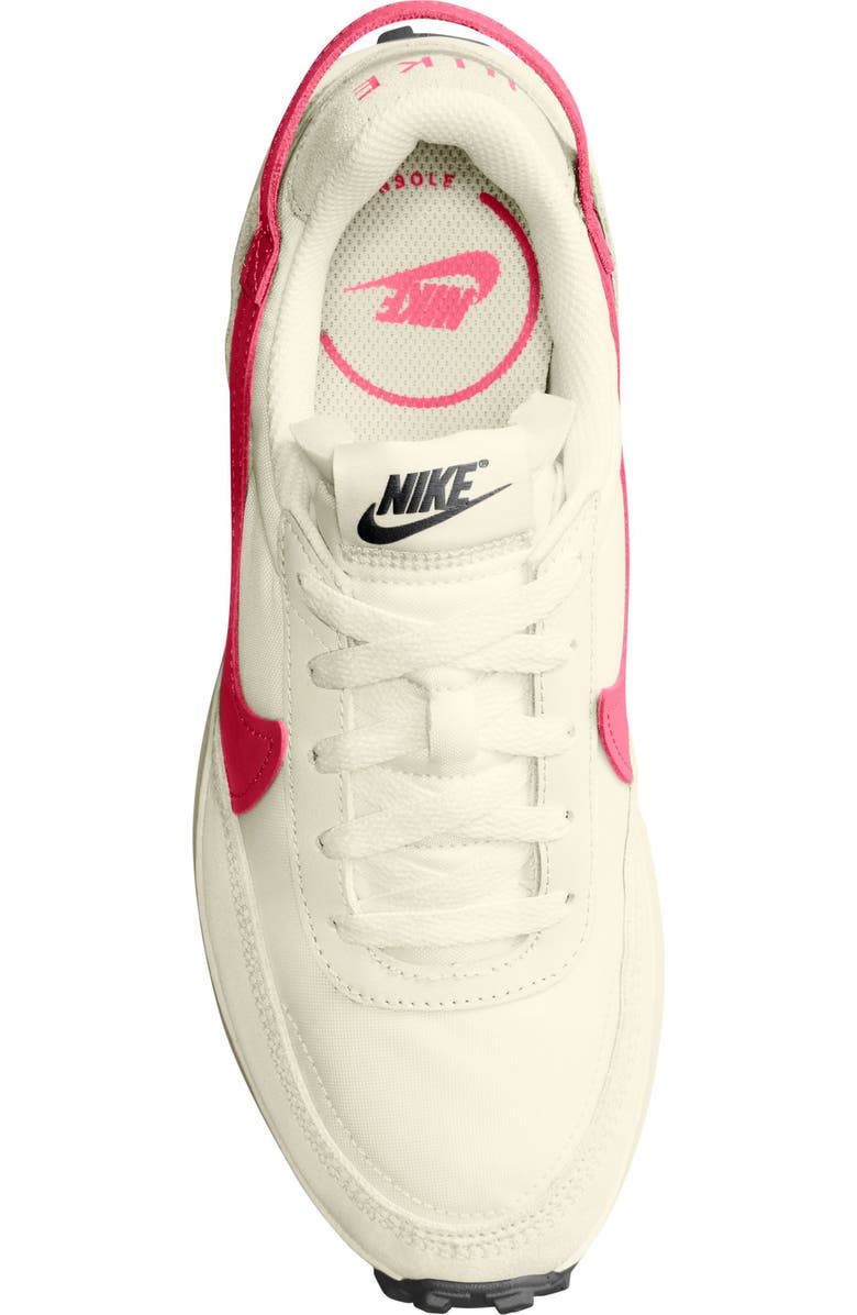 Nike Waffle Debut Sneaker, Alternate, color, Sail/ Aster Pink-Black