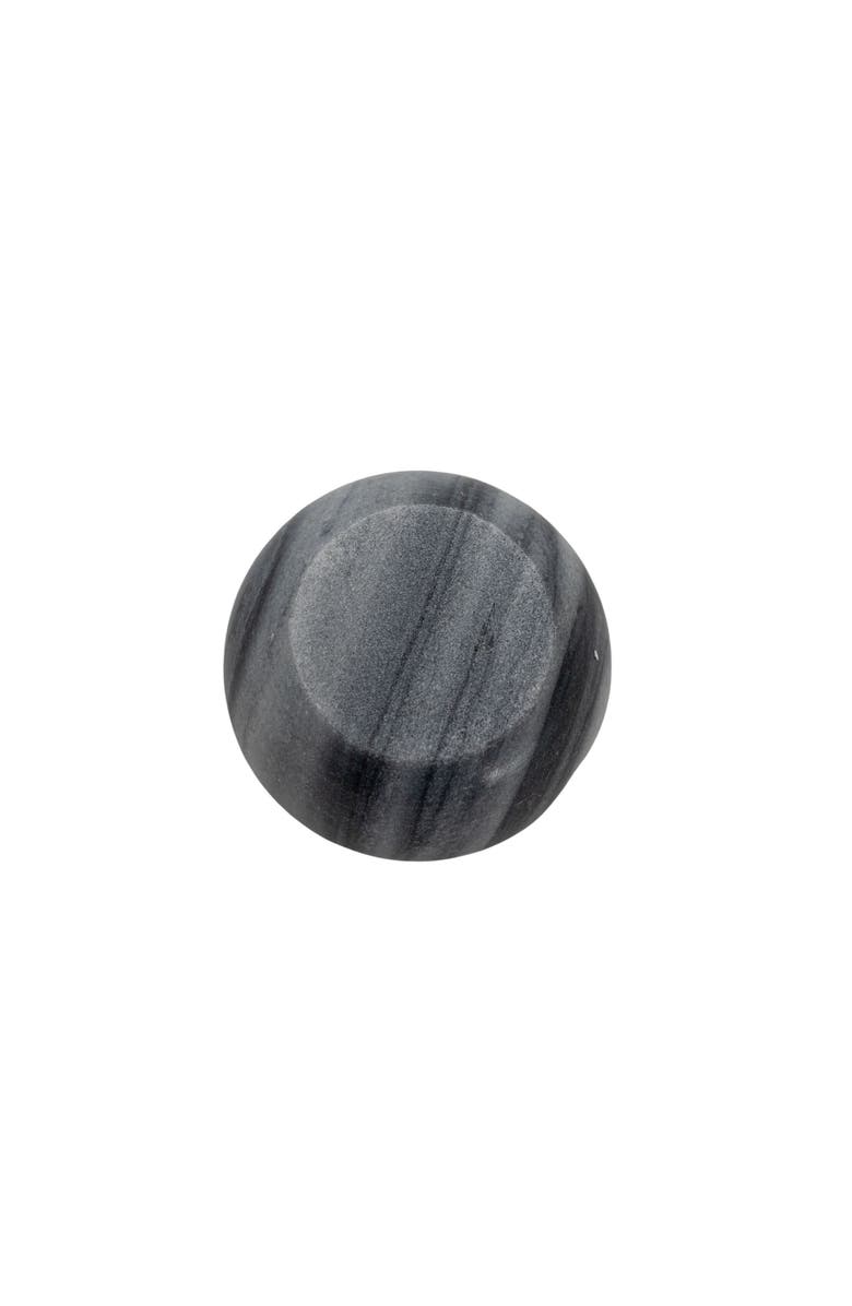 Foreside Home and Garden 3 Inch Black Marble Serving Bowl, Alternate, color, Black