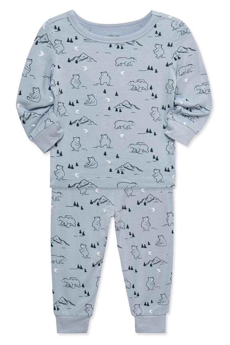Kids' Bear 4-Piece Pajamas, Alternate, color, MULTI