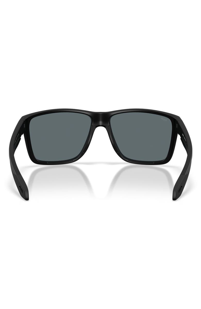 Costa Del Mar Broadbill II XL 62mm Sunglasses, Alternate, color, Matte Black / Blue Mirror