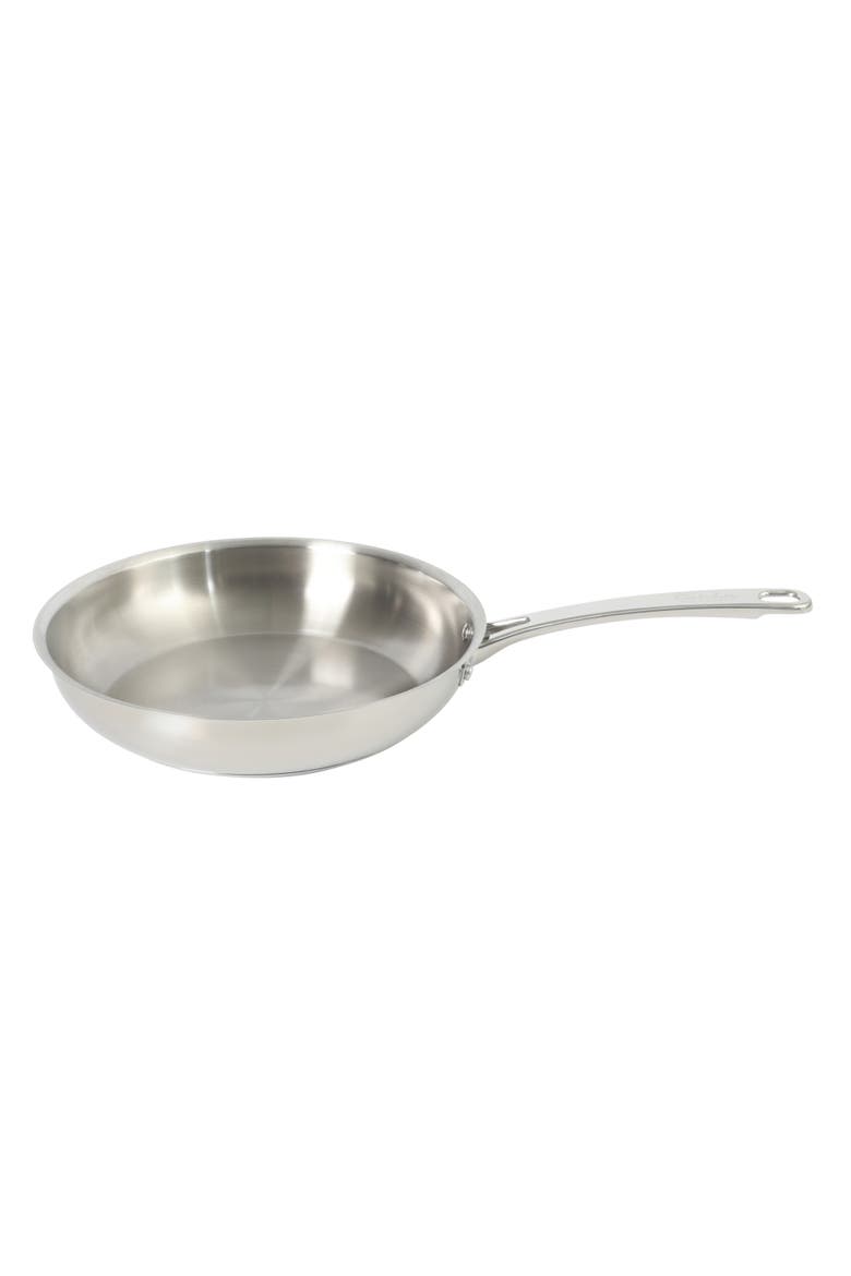 11-Inch Stainless Steel Frying Pan, Induction Ready Skillet with Tri-Ply Base, Alternate, color, Stainless Steel