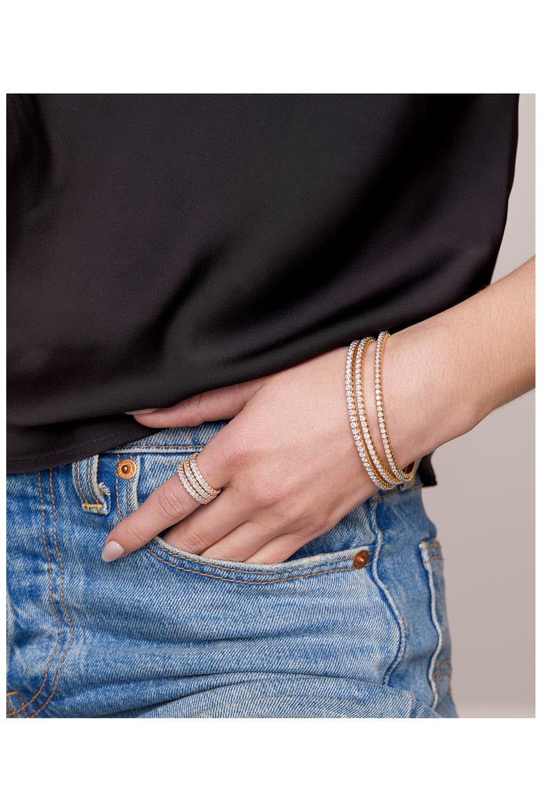 Audrey Trend Diamond Stretch Bracelet, Alternate, color, 18K YELLOW GOLD