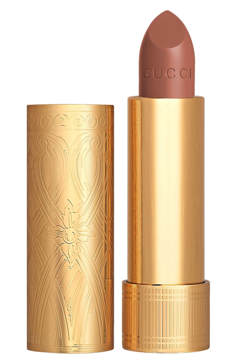 Gucci Rouge à Lèvres Satin Lipstick, Main, color, 121 Elena Sand
