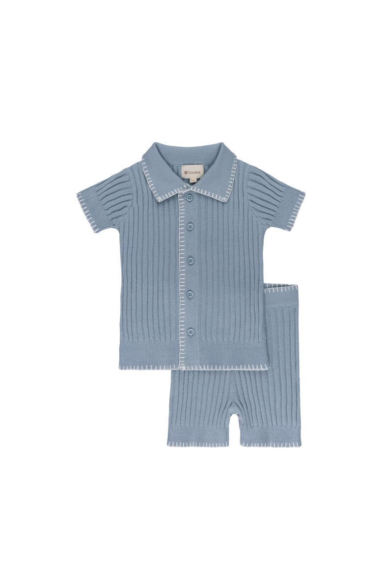 Ely's & Co. Looms Wave Collection - Knit Set, Main, color, Blue