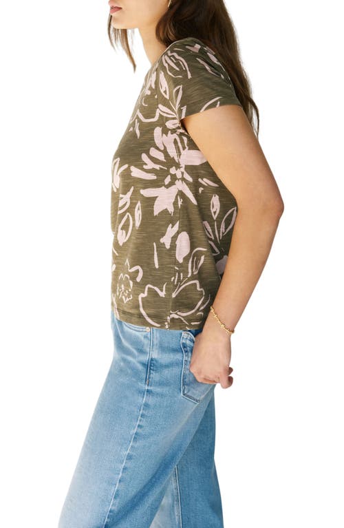 Sanctuary The Perfect Geo Print Cotton Blend Knit Top