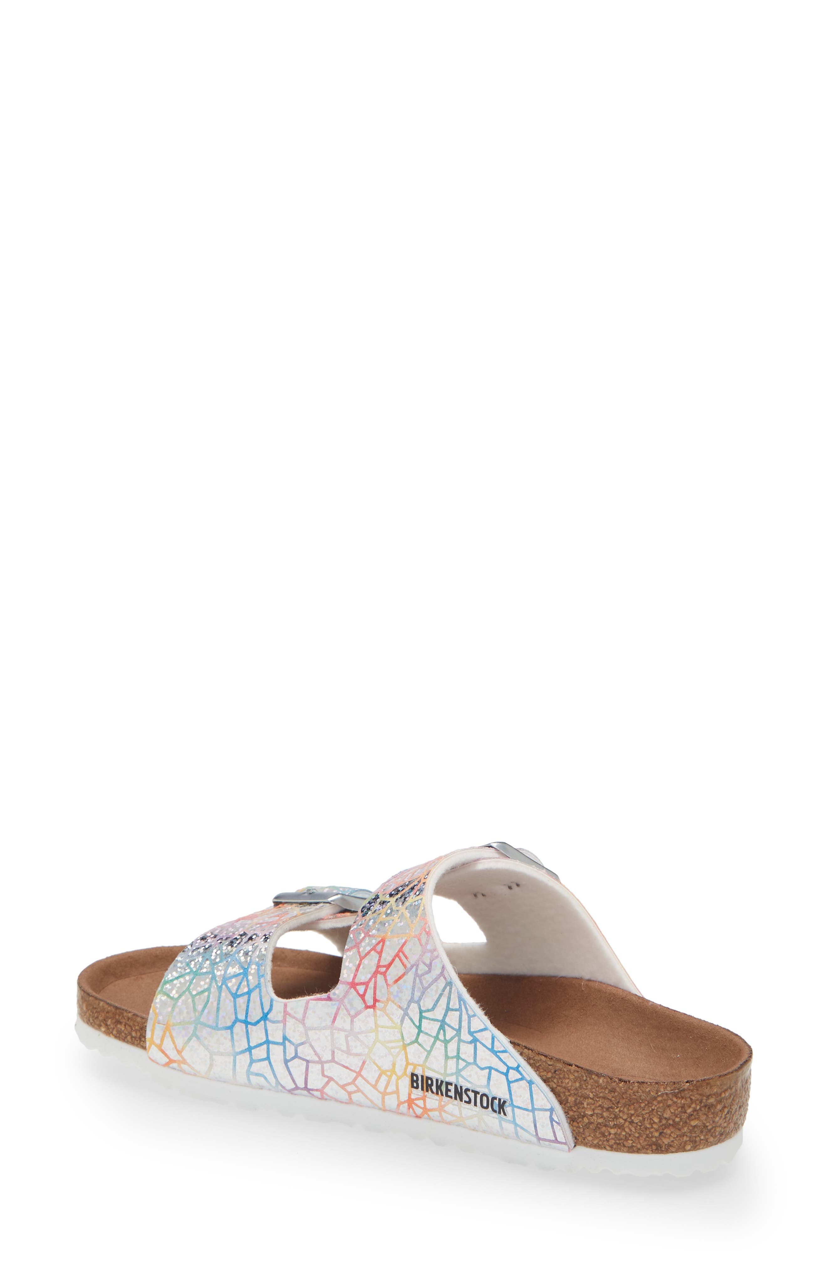 Birkenstock Arizona Glitter Slide Sandal, Alternate, color, 