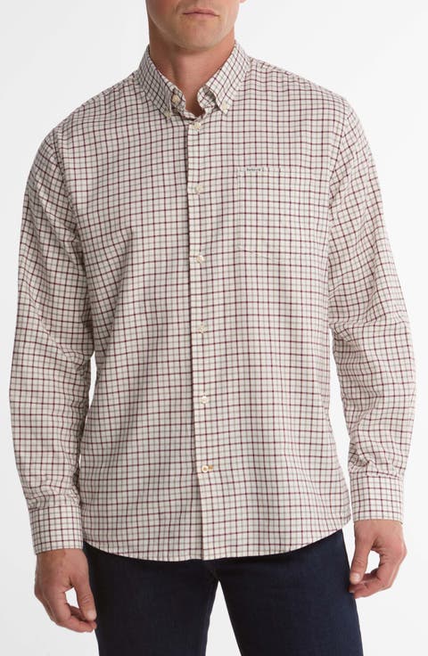 Preston Regular Fit Tattersall Button-Down Shirt